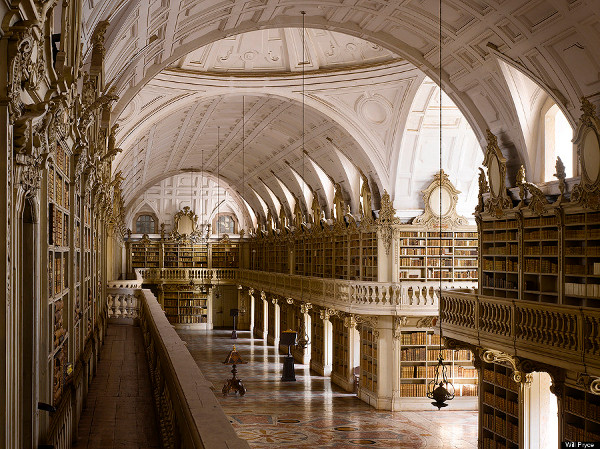 Most awesome library in the world: Mafra, Portugal.